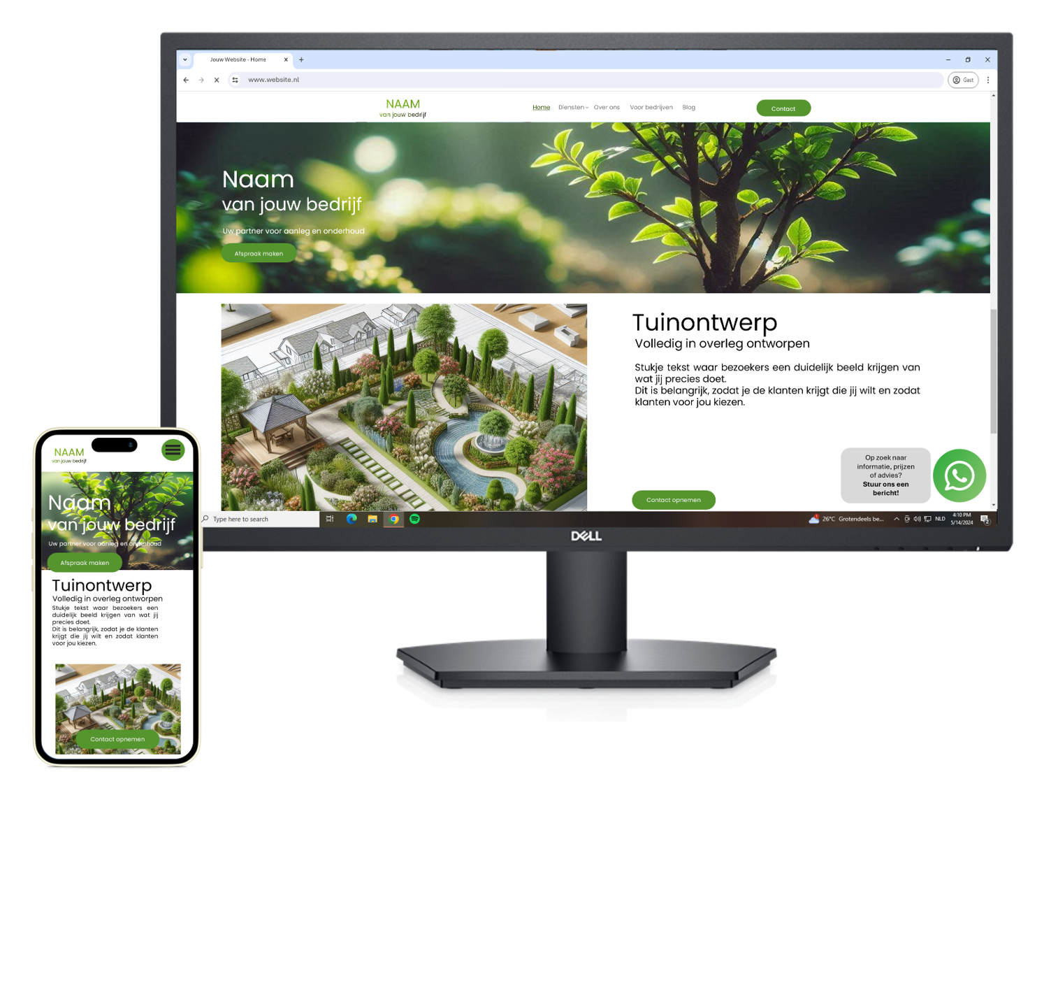 Professionele website kopen