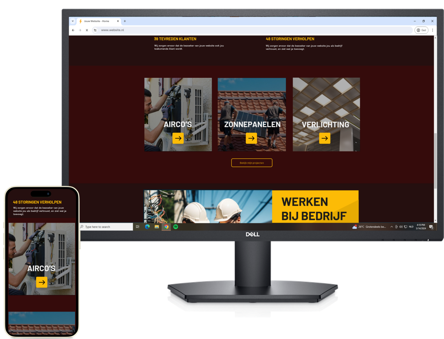 Website laten maken elektricien