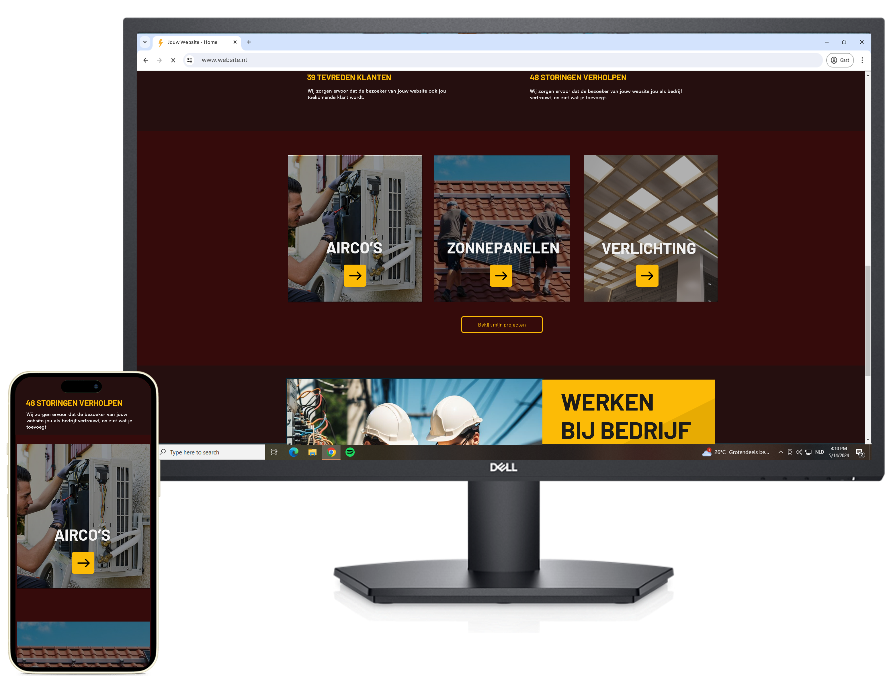 Website laten maken elektricien
