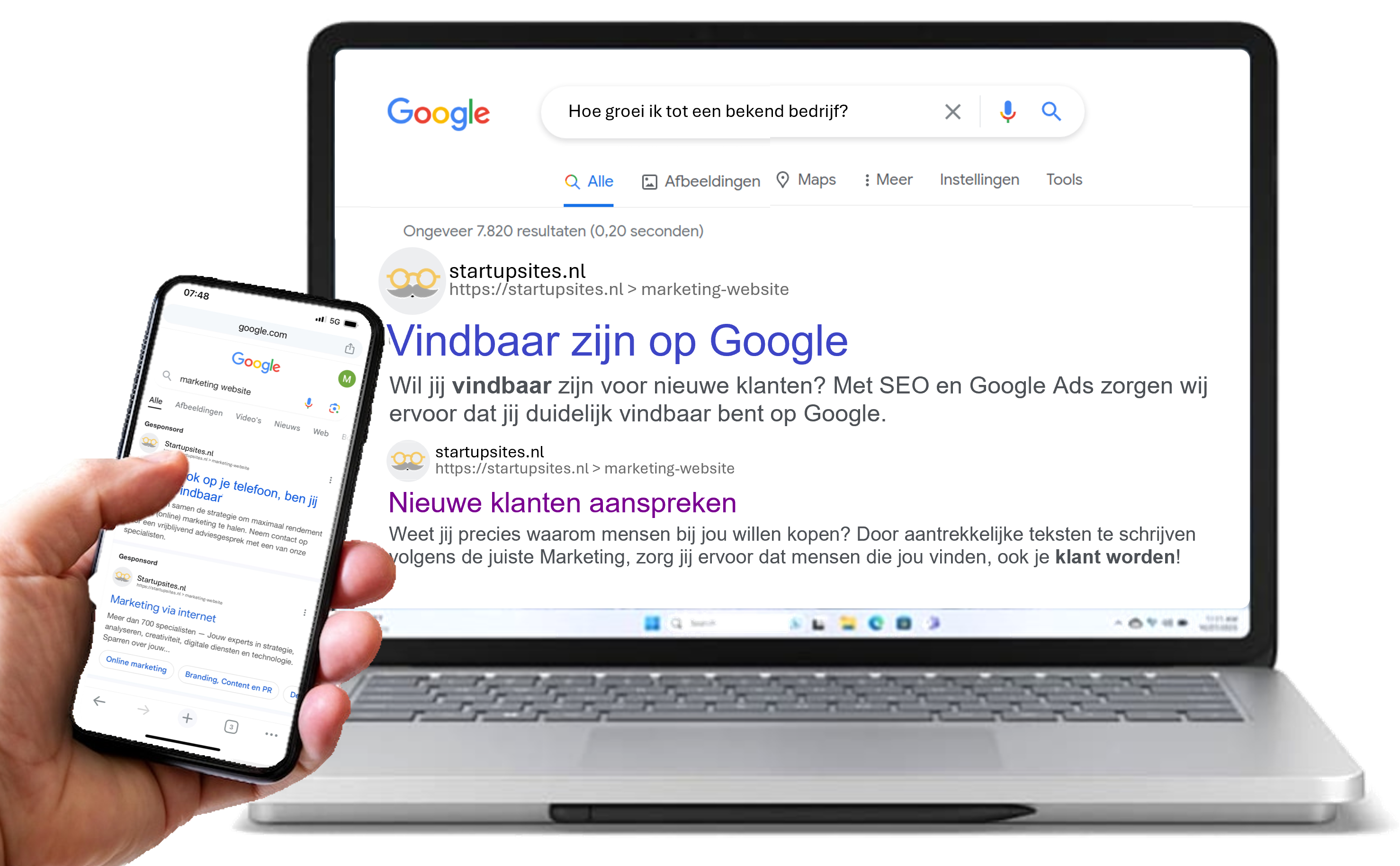 Gevonden worden op Google