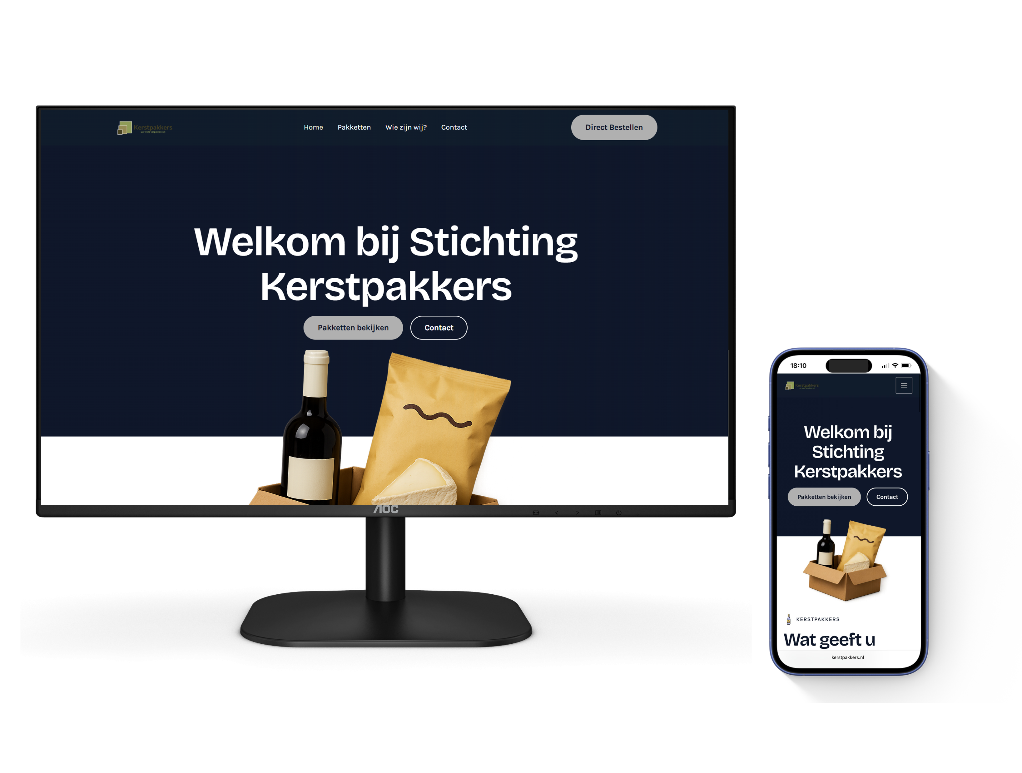Kerstpakketten voor goede doel