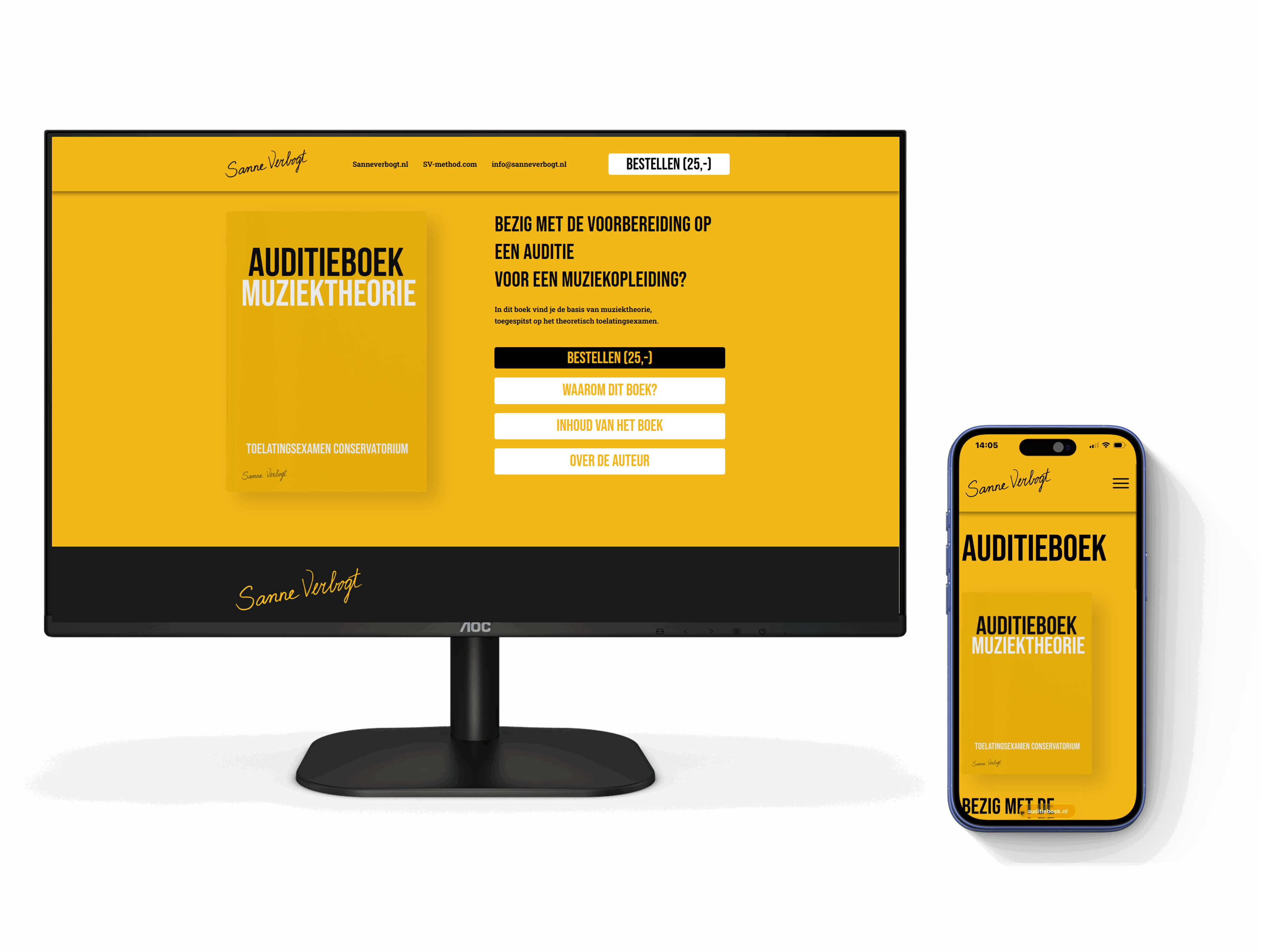 Webshop voor boek
